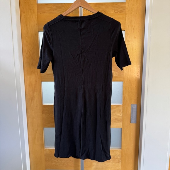 GAP Black Sheath Midi Dress Casual Crew Neck - Picture 6 of 6